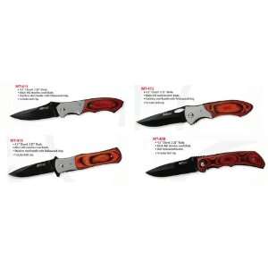  Set of 4 MTech 440 Stainless Steel Hunting Knives Sports 