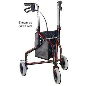  Complete Medical 11048B Rollator 3 Wheeled with Pouch Loop 