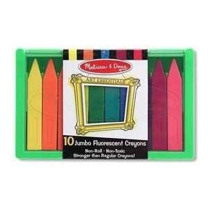  Melissa & Doug Jumbo Florescent Crayons 