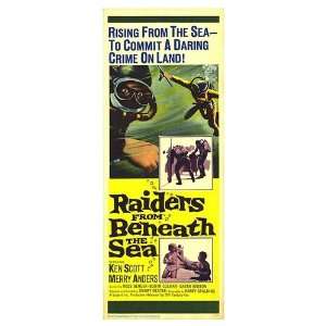  Raiders From Beneath The Sea Original Movie Poster, 14 x 