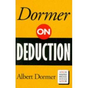Dormer on Deduction Inferential Reasoning in the Play of Cards at 