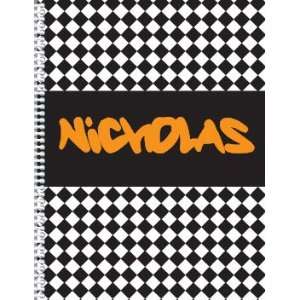  Checkerboard Personalized Notebook