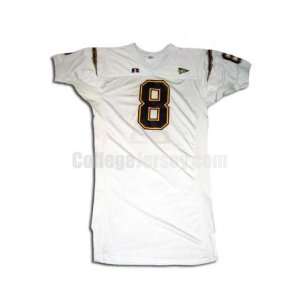   No. 8 Game Used Kent State Russell Football Jersey