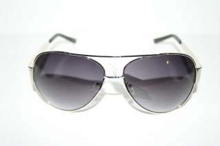   Eyewear Paris Cop Aviator Sunglasses Black Silver metal Frame 117