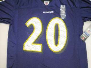 NFL Reebok Batlimore Ravens Ed Reed Youth On Field Jersey Purple *NEW 