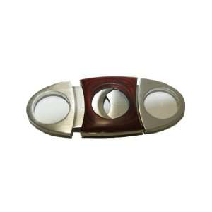   Stainless Steel 2 Blade Cigar Cutter Double