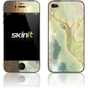  Skinit Haiku Deer Green Vinyl Skin for Apple iPhone 4 / 4S 