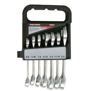  Task Force 7 Piece S.A.E. Stubby Combination Wrench Set A 