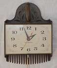 Vintage 50s Lux Electric Kitchen Wall Clock USA  