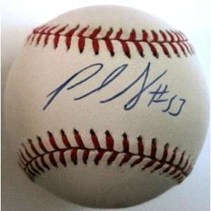  Paul Shuey Signed Baseball   Official A l W coa 