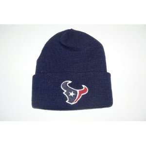  NFL Houston Texans Cuffed Beanie Hat Cap Lid Navy Sports 