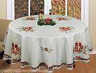Christmas Poinsettia Tablecloth 88  
