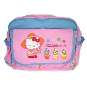 Hello Kitty Messenger Bag by Urban Station   Potted Flowers Design