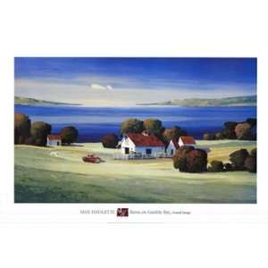  Barns On Gamble Bay   Poster by Max Hayslette (39 x 26 