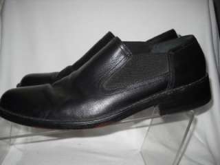 COLE HAAN BLACK LEATHER CASUAL LOAFER SLIP ON SHOES 10.5M  