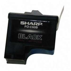  Sharp Model SHRFOC60B Black Ink Cartridge For FO B1600, UX 