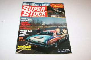 JULY 1972 SUPER STOCK & DRAG ILLUSTRATED car magazine  