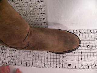 Diamond J Brown Leather 8.5 D Mens Western Boots  