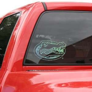  NCAA Florida Gators Large Holographic Gator Head Logo Automotive