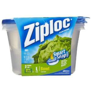  Ziploc Container, Large Bowl 2 ct