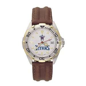   Titans (Sword) Mens NFL All Star Watch (Leather Band) Jewelry