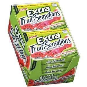 Extra Sweet Watermelon Gum   10/15ct (3 Pack)  Grocery 