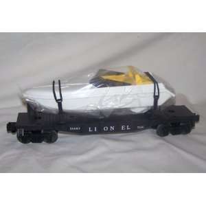   flat car w/ Motorized BOAT runs n water battery operated Toys & Games