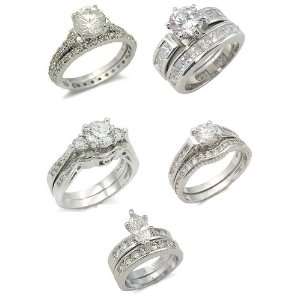   Sets of CZ Wedding Rings for $100.00  Big Saving Jewelry