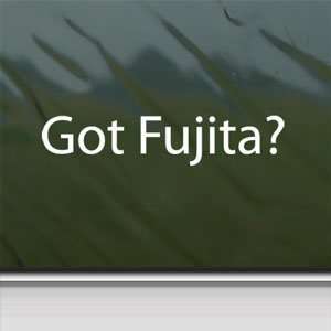  Got Fujita? White Sticker Scott Saints Football Laptop 