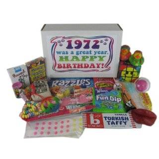 40th Birthday Gift Basket Box of Retro Candy  Grocery 
