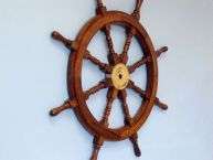features wooden ship wheel 24 the hampton nautical wooden ship s wheel 
