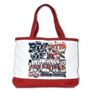  Shoulder Bag Purse (2 Sided) Red Proud Of My Loved One In 