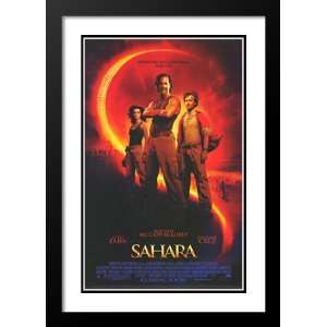  Sahara 20x26 Framed and Double Matted Movie Poster   Style 