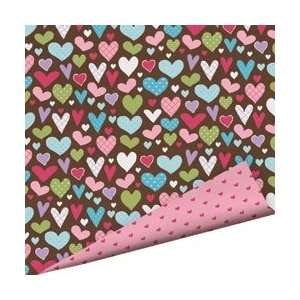 Imaginisce Perfectly Posh Double Sided Cardstock 12X12 Fancy Hearts 