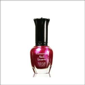   Polish Lacquer Sparklin Mulberry Top Coat Manicure Klean Color Beauty