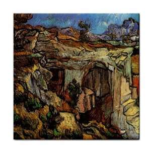   near Saint Remy By Vincent Van Gogh Tile Trivet 