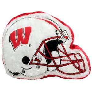  Wisconsin Badgers 14 Team Logo Helmet Plush Pillow 