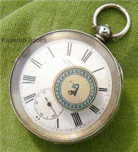 Antique Solid Silver Case H Samuel Acme Fob Pocket Watch  