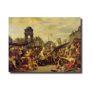  The Marche Des Innocents C1814 Giclee Print