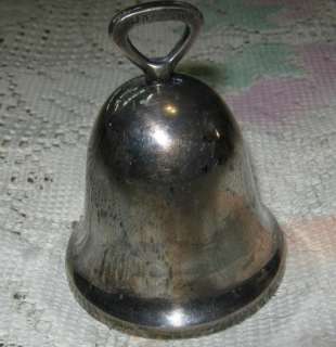 Nice Reed & Barton Silver Plate Bell Unmarked 3 H  