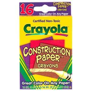    Crayola Construction Paper Crayons (16 count) Toys & Games