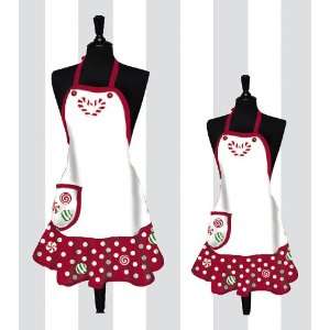    Mommy & Me Apron Set, North Pole Candy Factory