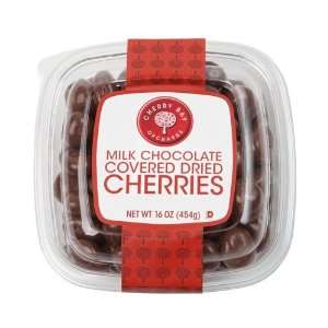 Milk Chocolate Covered Dried Montmorency Cherries (with sugar) 16oz 
