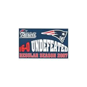  New England Patriots 16 0 Undefeated Pin (rectangular 