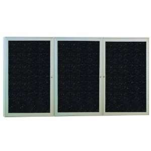  Ghent PA33672TR CF 36x72 inches 3 Door Satin Alum Frame 
