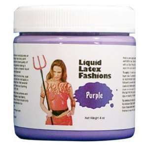  Ammonia Free Liquid Latex Body Paint   4oz Purple Beauty