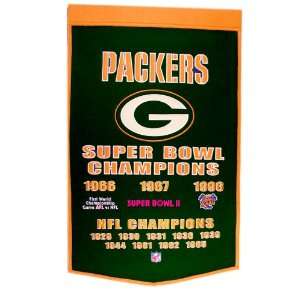  Green Bay Packers Large Dynasty Banner