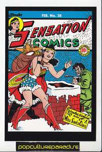 DC POSTCARD SENSATION COMICS #38 Wonder Woman Art  