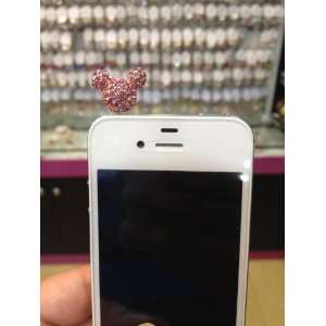 Mickey Mouse Earphone 3.5 Mm Ear Cap Dock Dust Plug for Apple Iphone 