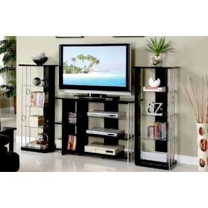 3PC Modern Entertainment Center With TV Stand And Two Media Towers In 